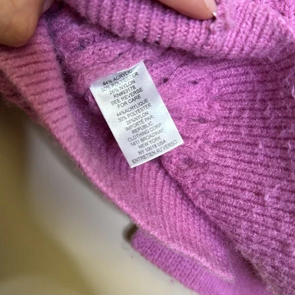 Industry Pink Knit Cardigan Small - Picture 6 of 6